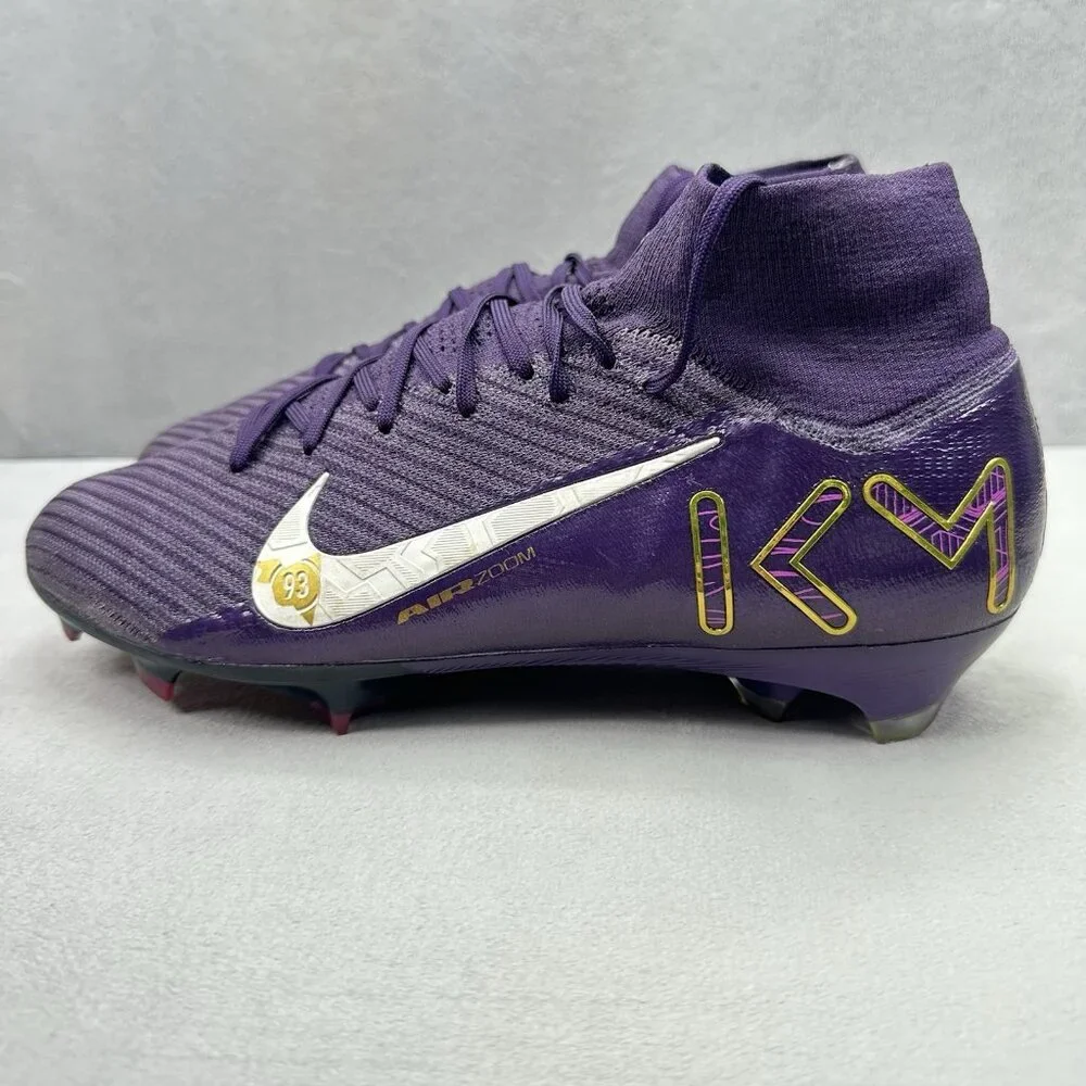 Mens Size 9.5 Nike Zoom Mercurial Superfly 10 Elite‎ Kylian Mbappé Soccer Cleats